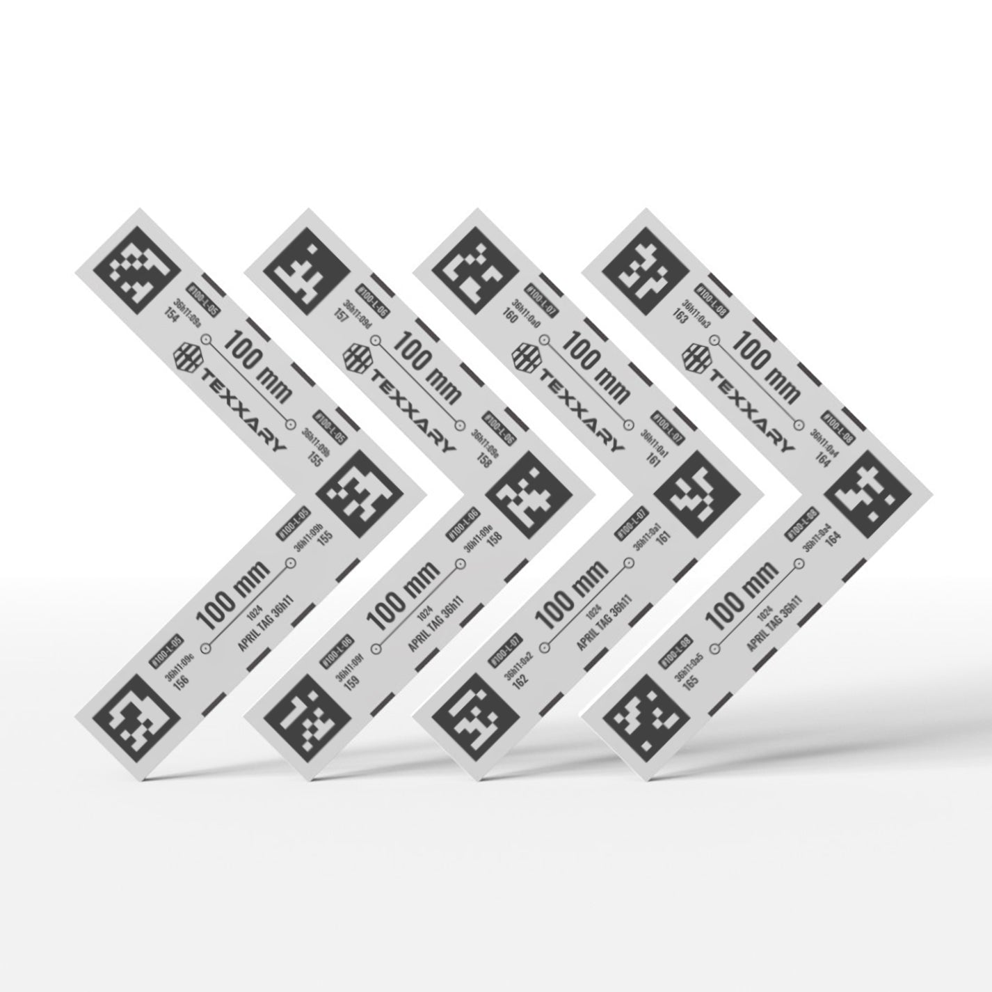 April Tag Scale Bars 100mm L