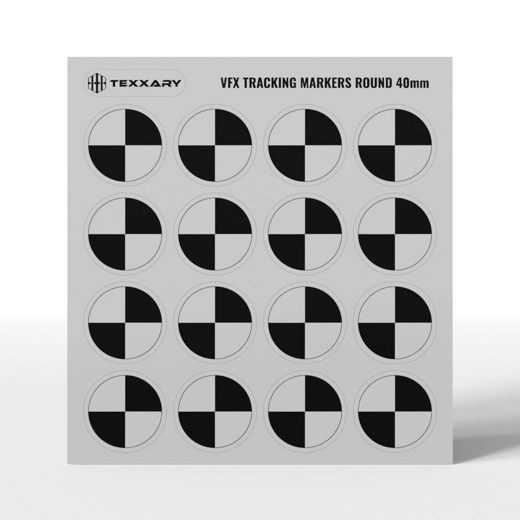 VFX Tracking Markers Sticker Sheet Simple