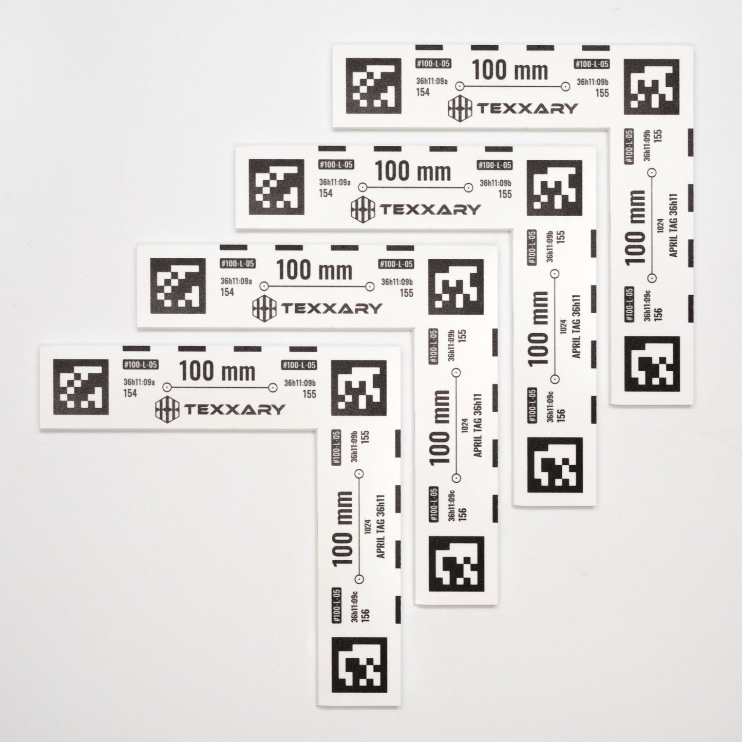 April Tag Scale Bars 100mm L