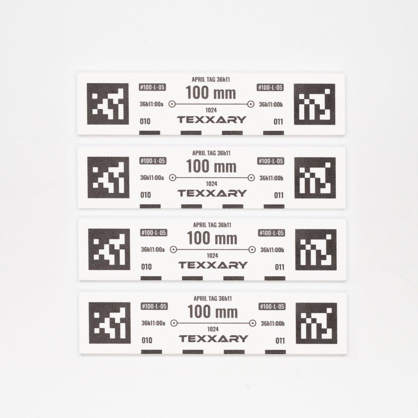 April Tags Scale Bars 100mm I