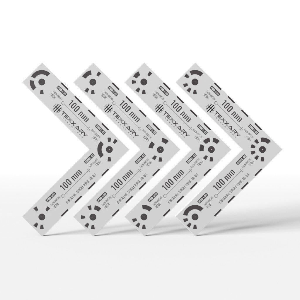 Coded Targets Scale Bars 100mm L – Texxary