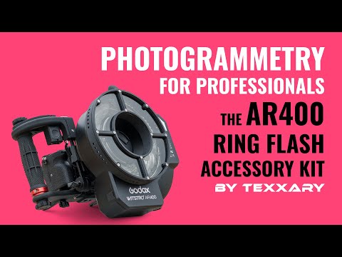 Walimex Pro Ring Flash HS 400, Con Kit Per Studi Fotografici Professionisti, Incl. Cavalletto, Sfondo, Barra Pesi, Filtro CPL, Boom, Ombrelli, Tenda Mimetica E Radiocomando