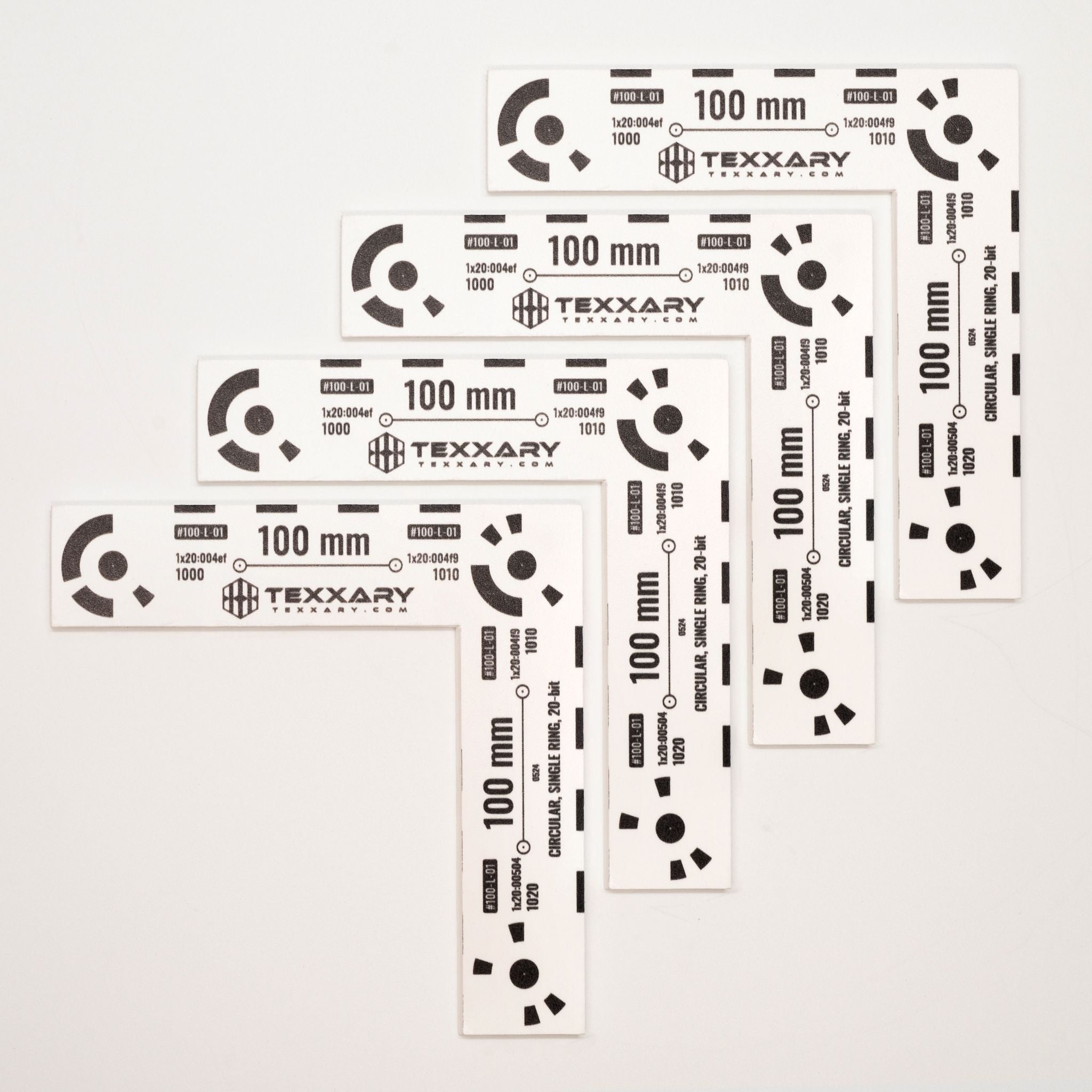 Coded Targets Scale Bars 100mm L – Texxary